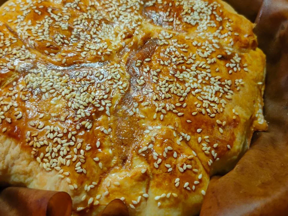 Шаг 22: Пирог с курицей и баклажаном