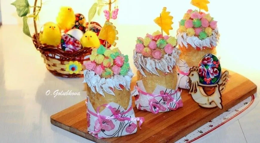 Кулич (паска) с апельсиновым кремом: шаг 29