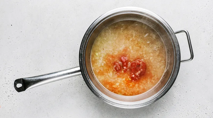 Азу по-татарски из говяжьей тушенки: шаг 3