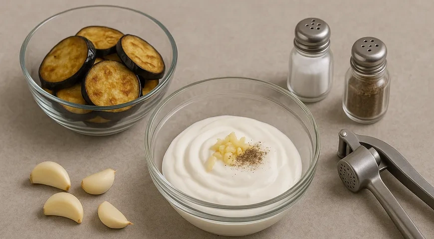 Баклажаны в сметане на сковороде: шаг 3