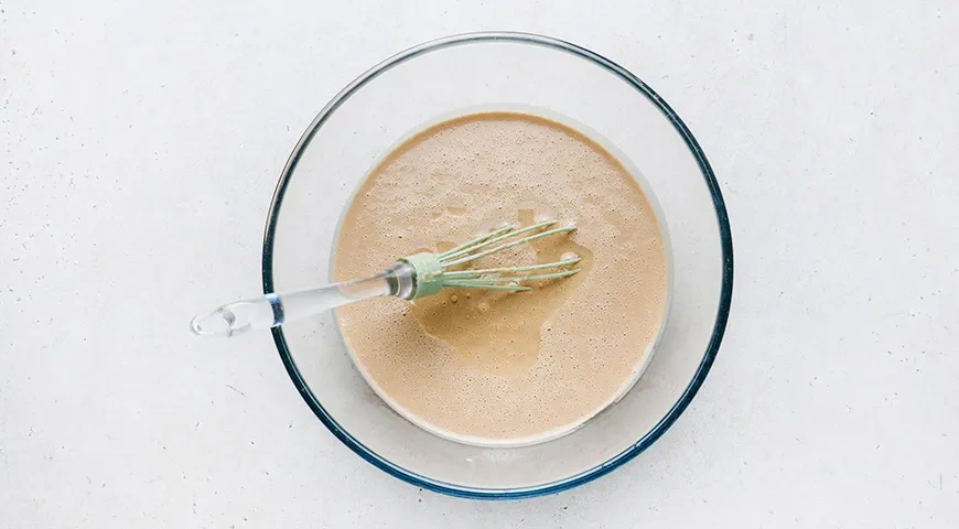 Блинный торт «Тирамису»: шаг 3