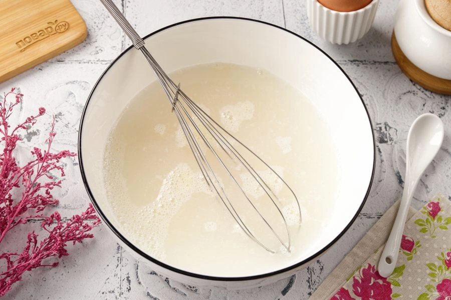 Шаг 3: Блины на воде