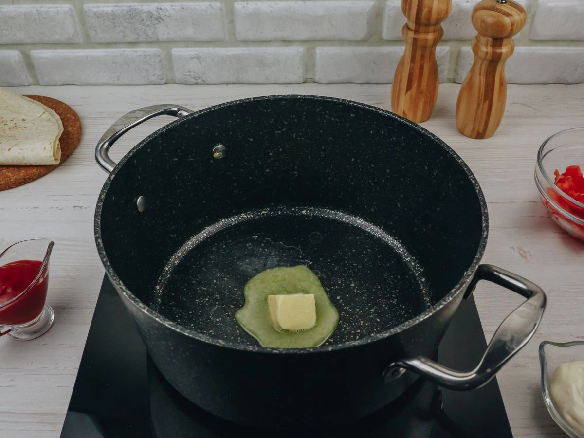 Шаг 3: Буррито с куриным филе