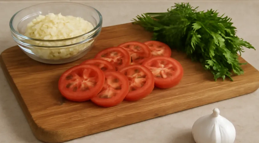 Бутерброды с баклажаном: шаг 3