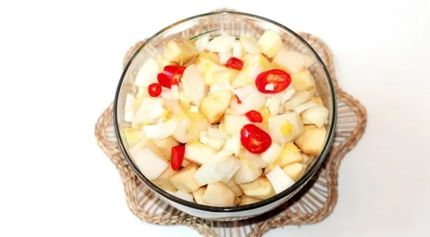 Чатни из фруктов и репчатого лука: шаг 3