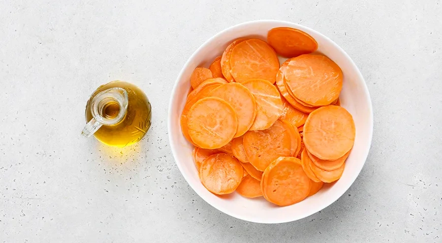 Чипсы из батата: шаг 3