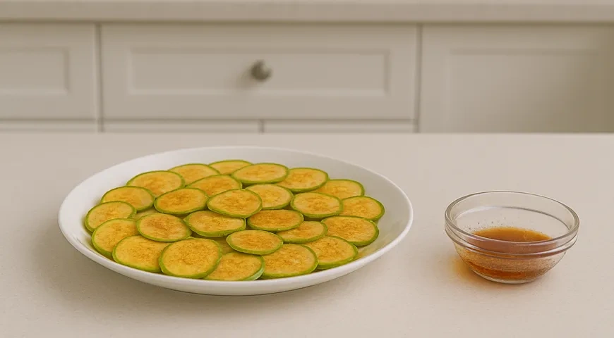 Чипсы из кабачков: шаг 3