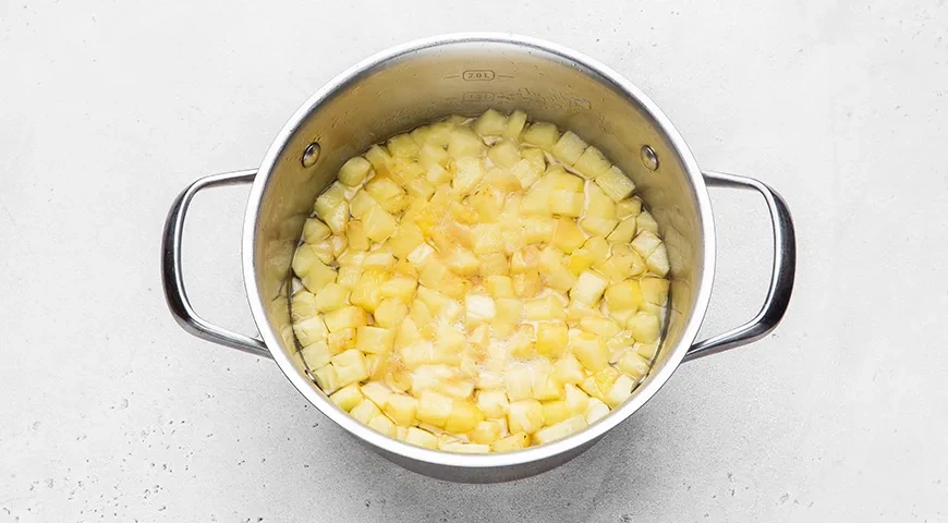 Цукаты из ананаса: шаг 3