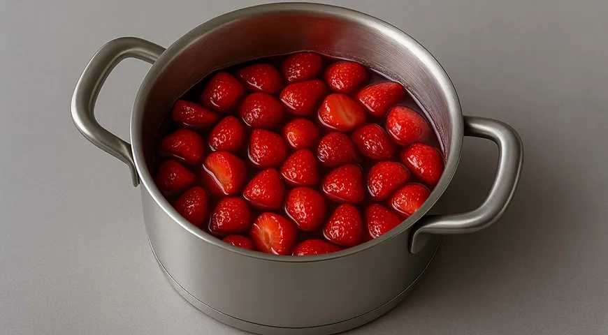 Цукаты из клубники: шаг 3