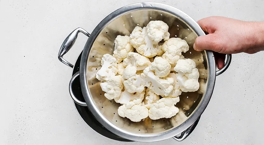 Цветная капуста на пару: шаг 3