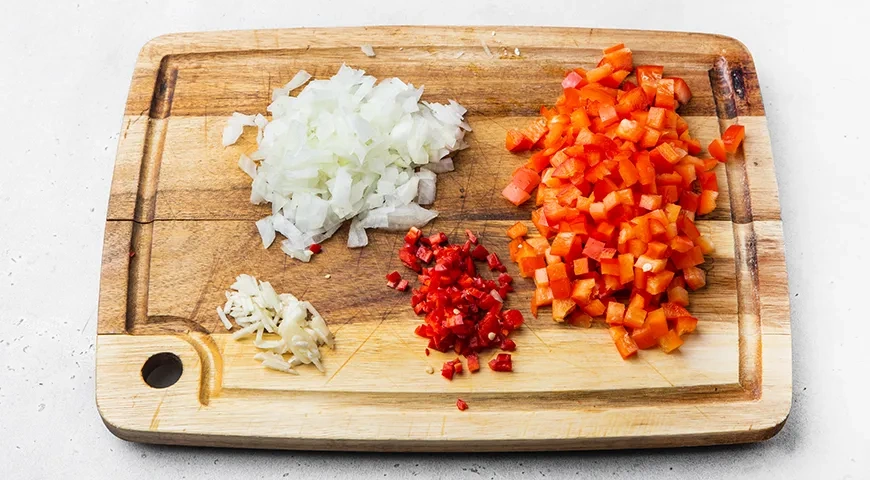 Цветная капуста в духовке с фаршем и сыром: шаг 3