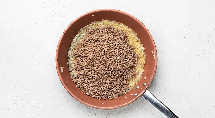 Фарш из вареного мяса: шаг 3