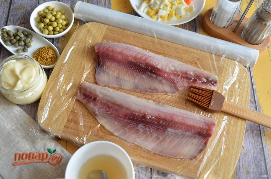 Шаг 3: Фаршированная сельдь