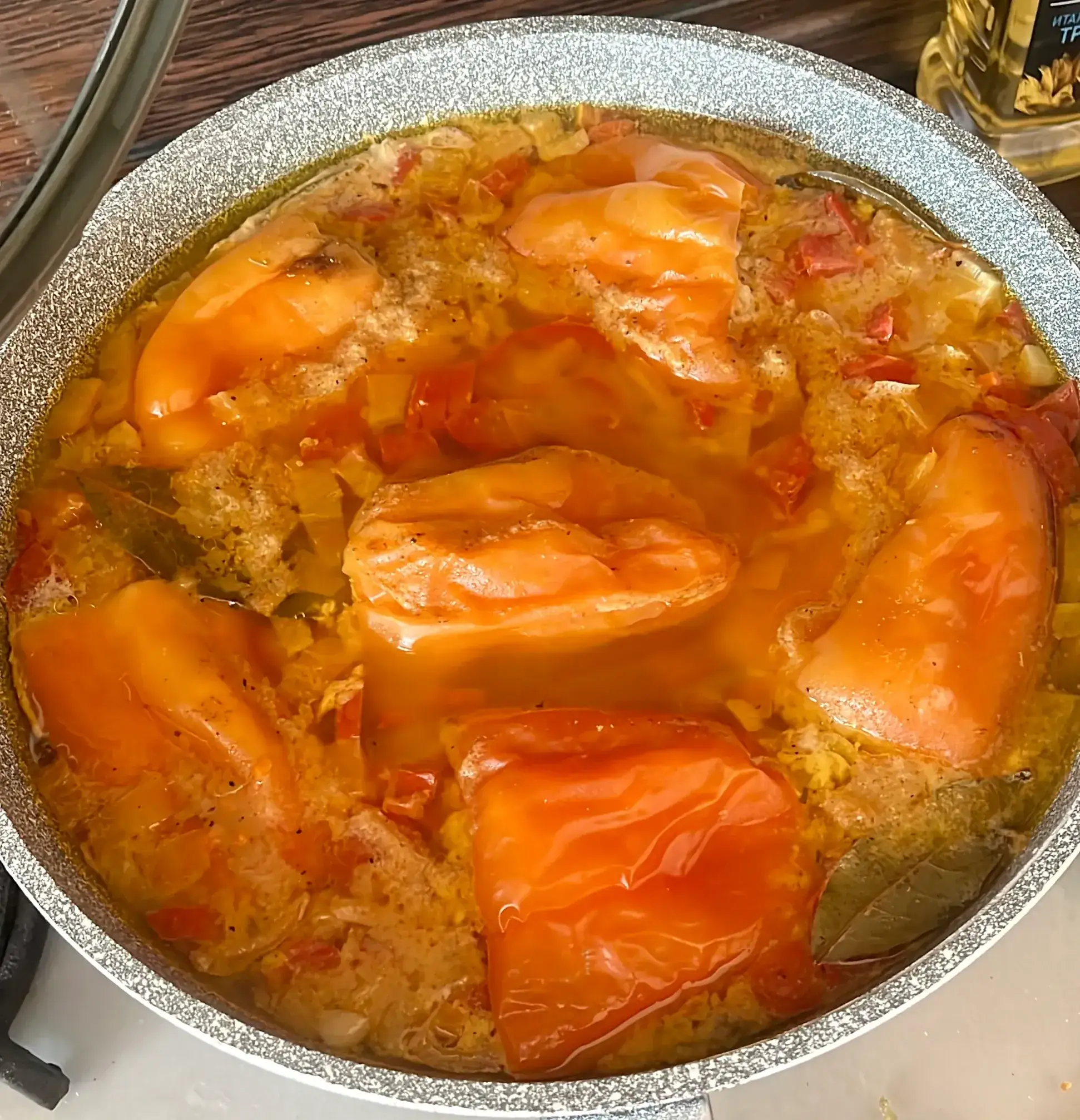 Перцы «Новогодние фонарики»: шаг 3