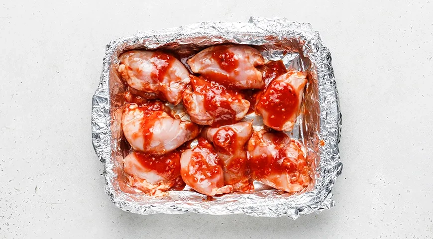 Филе бедра курицы в духовке: шаг 3