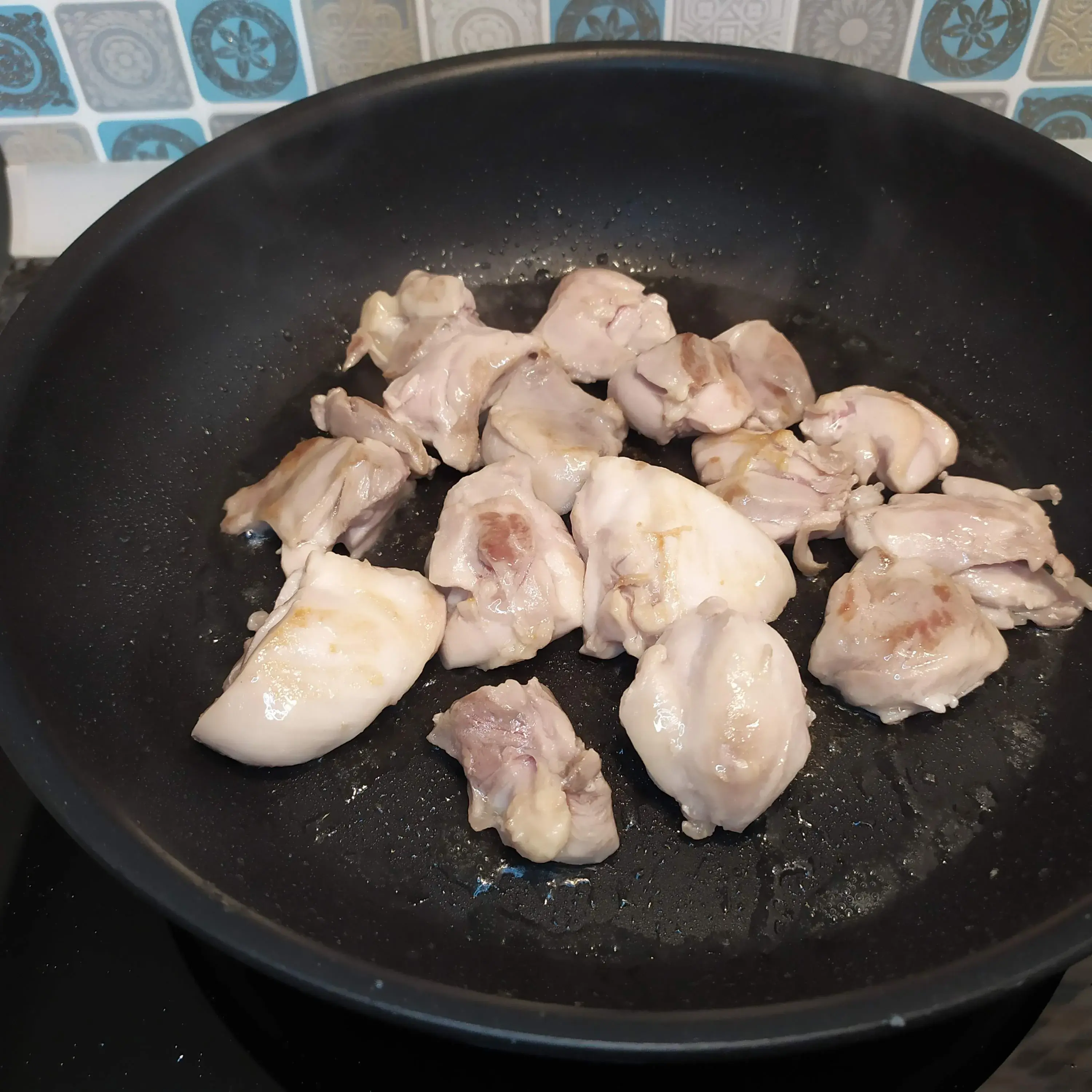 Фрикассе из курицы с грибами: шаг 3