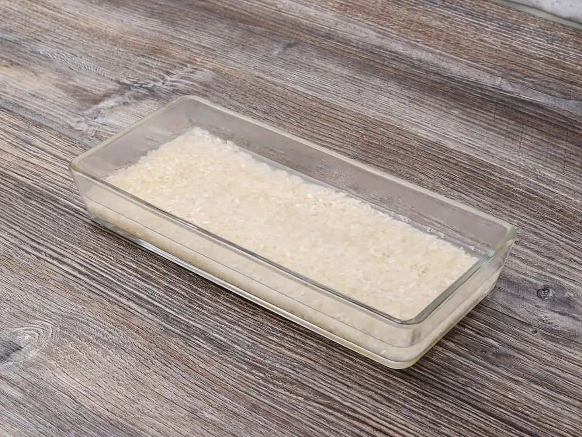 Шаг 3: Горбуша, запеченная с рисом и овощами