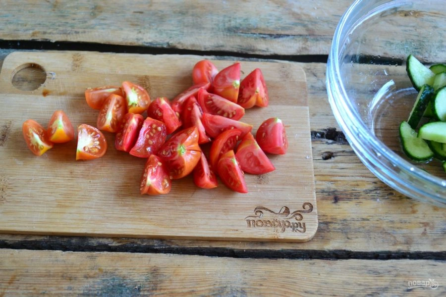 Шаг 3: Греческий салат классический