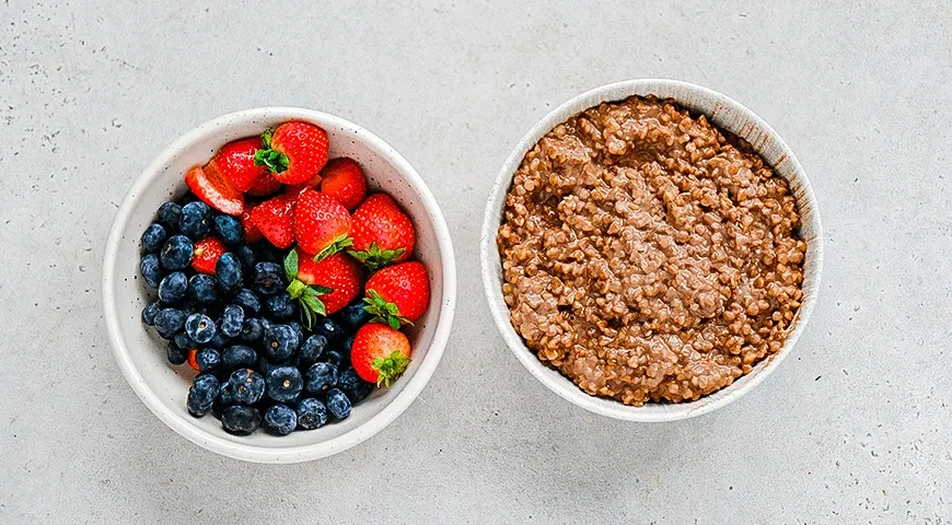 Гречка с какао: шаг 3