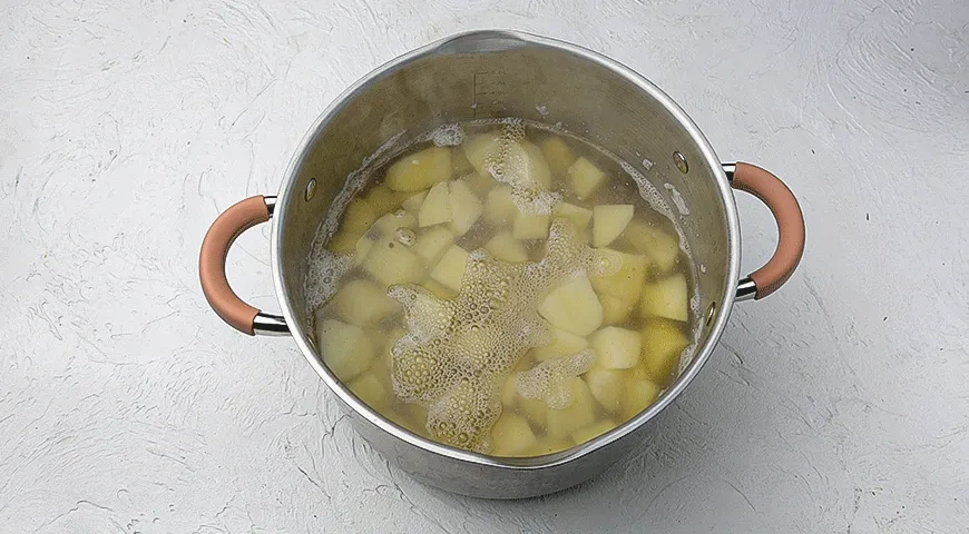 Гречневая каша с картофелем и грибами: шаг 3