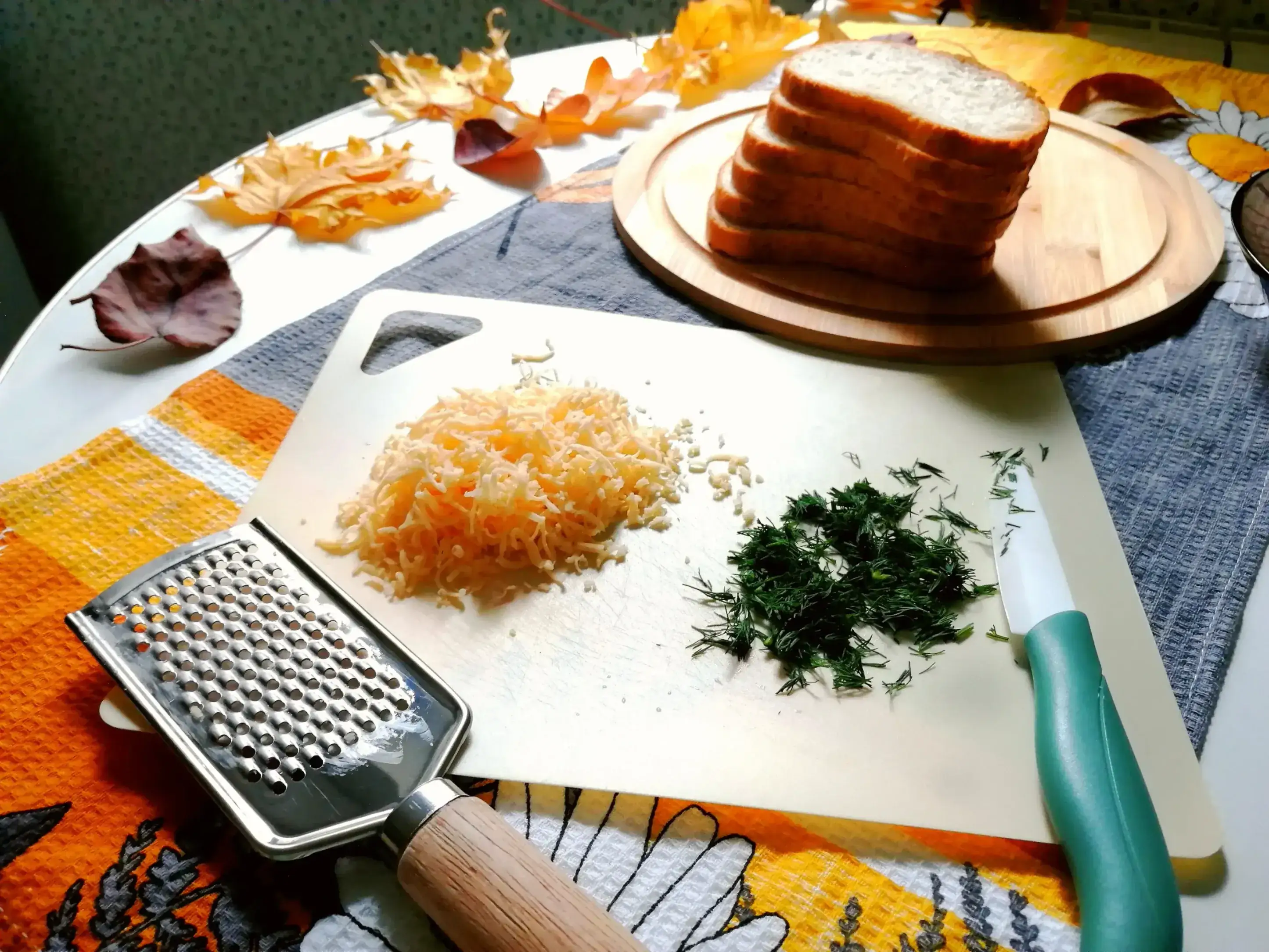 Гренки с сыром: шаг 3