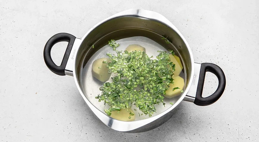 Грибной суп с рисом и картофелем: шаг 3