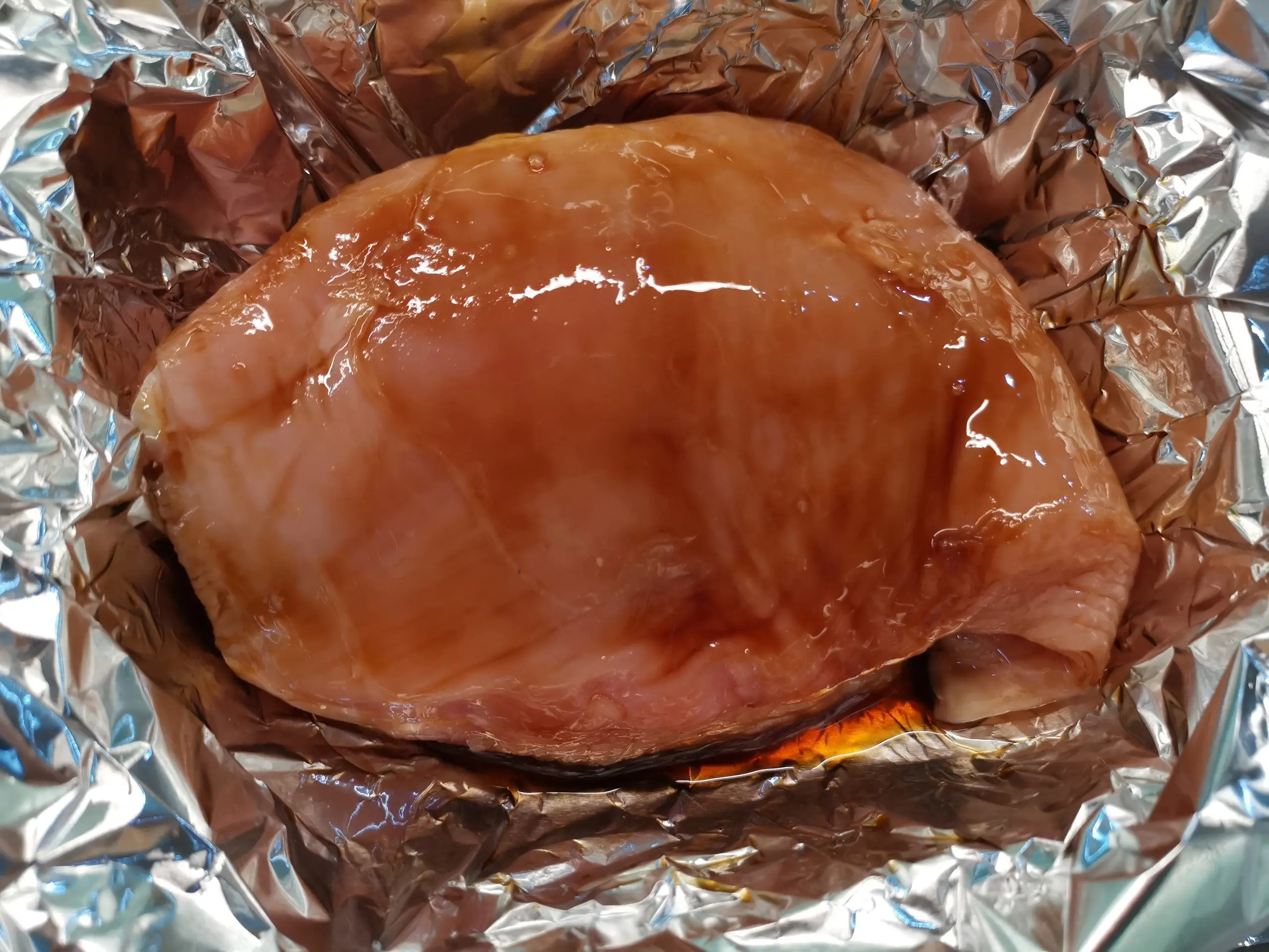 Шаг 3: Грудка индейки в фольге