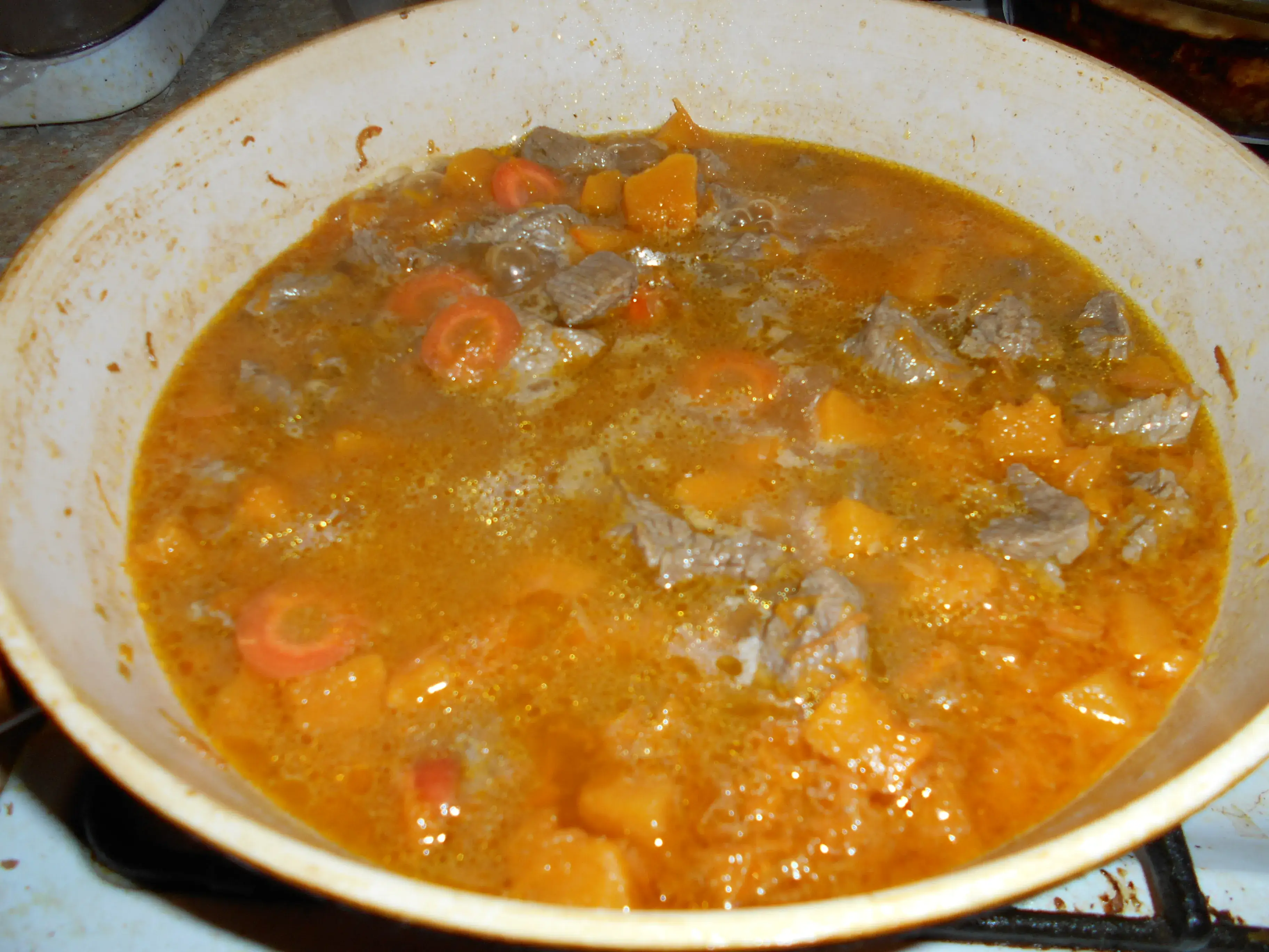 Гуляш из говядины с тыквой: шаг 3