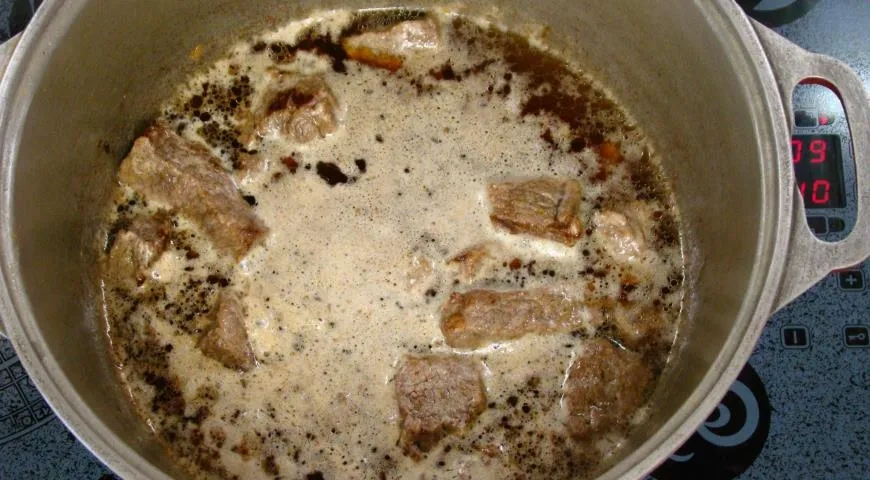 Хашлама на пиве: шаг 3