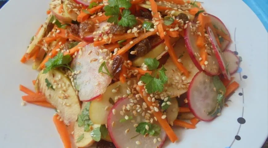 Хрустящий мавританский салат: шаг 3