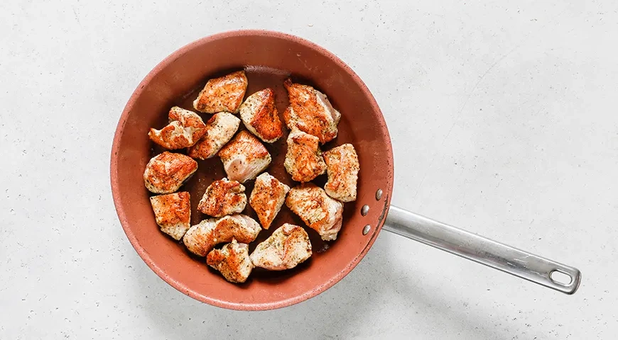 Индейка с баклажанами в духовке: шаг 3