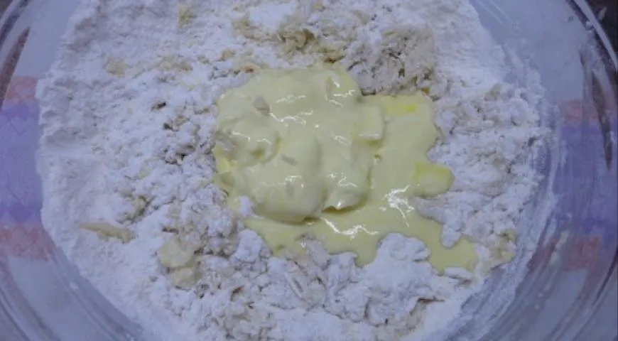 Итальянский хлеб с пармезаном и орегано: шаг 3