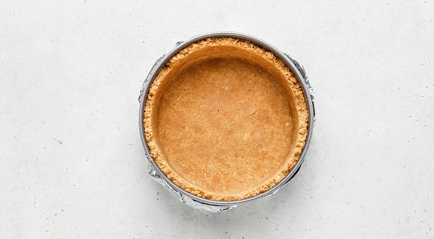 Карамельный чизкейк с арахисом: шаг 3