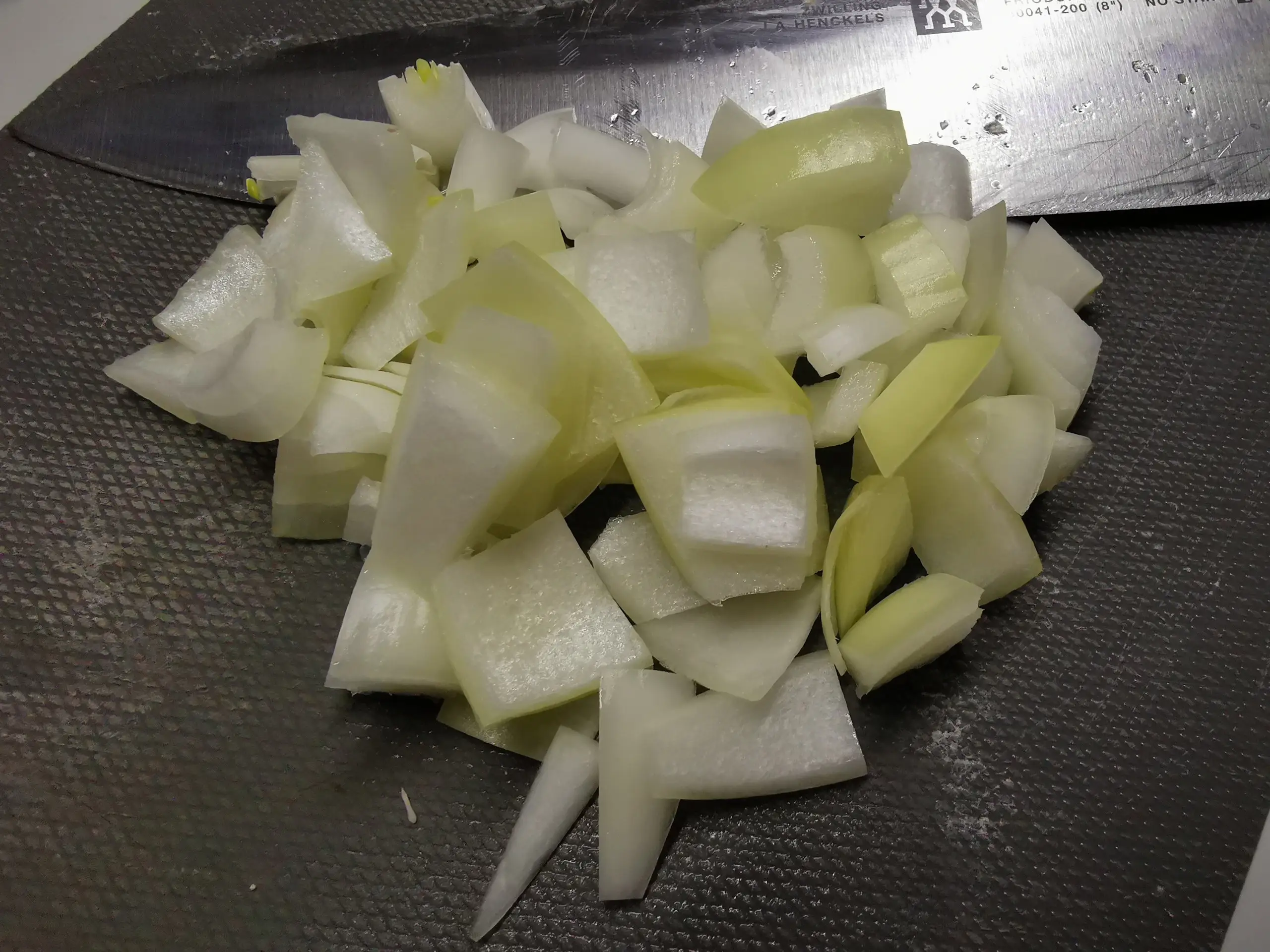 Шаг 3: Картофель с грибами