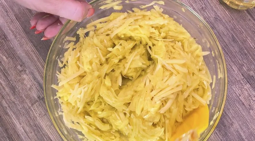 Картофельная запеканка с грибами в духовке: шаг 3