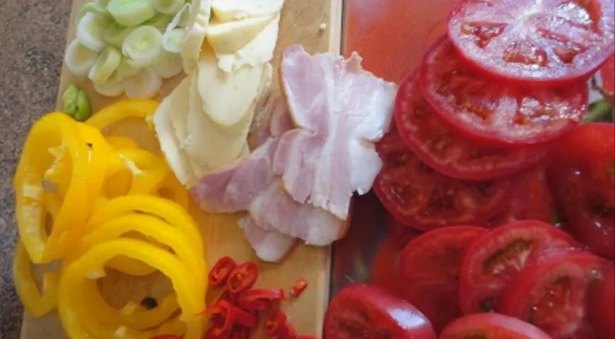 Летняя картофельная пицца: шаг 3