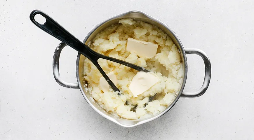 Картофельная запеканка с сосисками и сыром: шаг 3