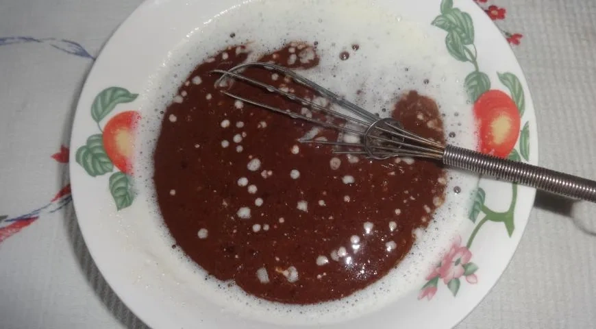 Шоколадный кекс на Пасху: шаг 3