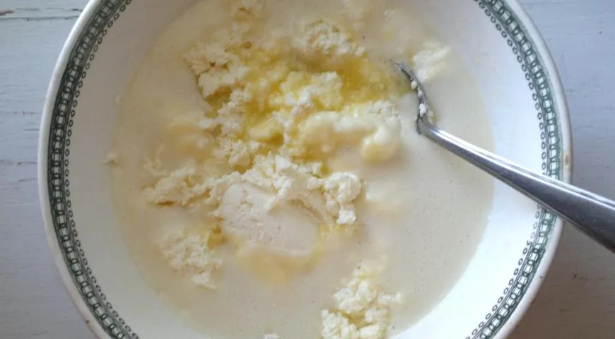 Мини-кексы с виноградом: шаг 3