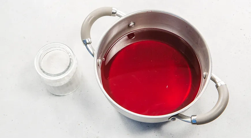 Кисель из компота и крахмала: шаг 3