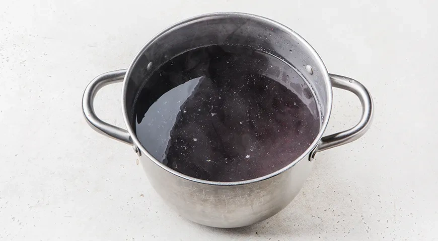 Кисель из варенья черной смородины: шаг 3