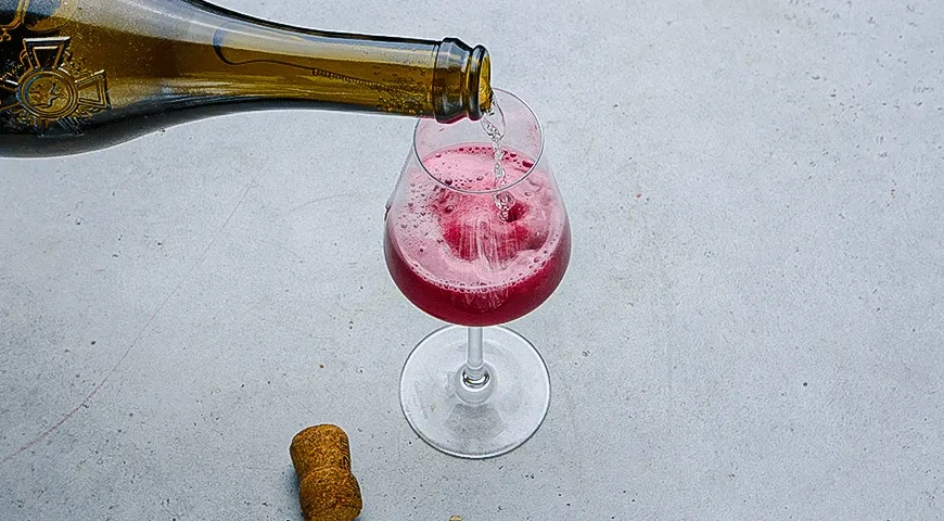 Коктейль Гранатовый взрыв: шаг 3