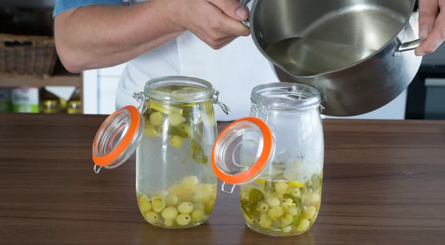 Компот из крыжовника Мохито: шаг 3