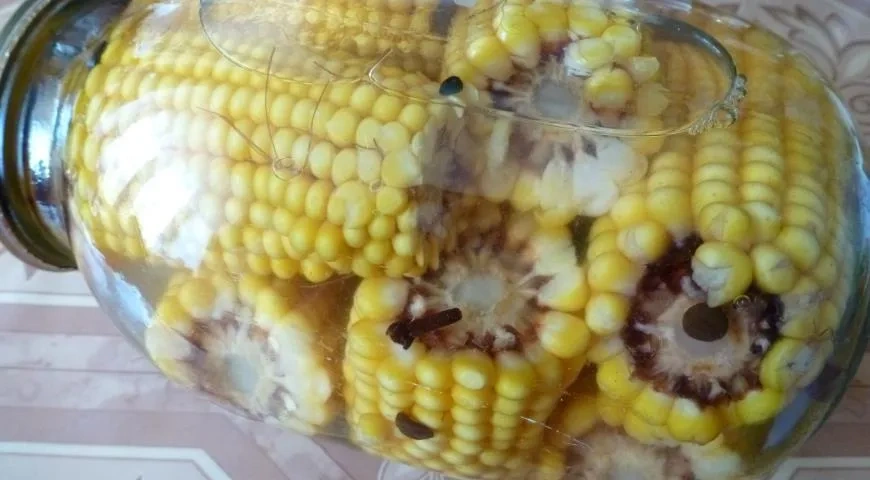 Консервированная кукуруза: шаг 3