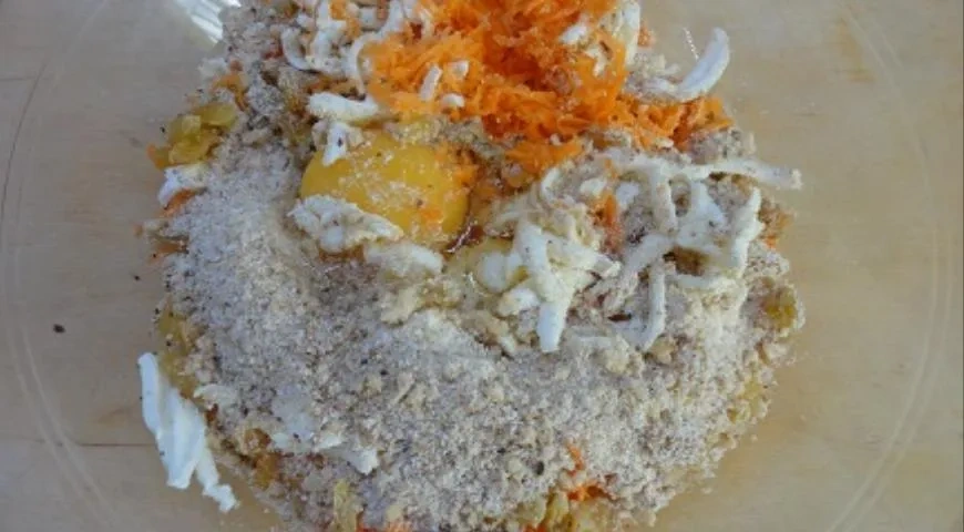 Котлеты из молодой моркови: шаг 3