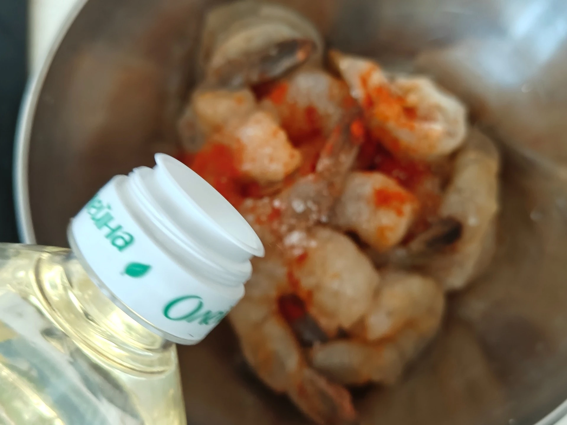 Шаг 3: Креветки гриль с чесночным соусом