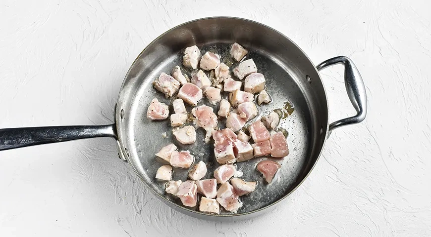 Куриный паштет с грибами: шаг 3