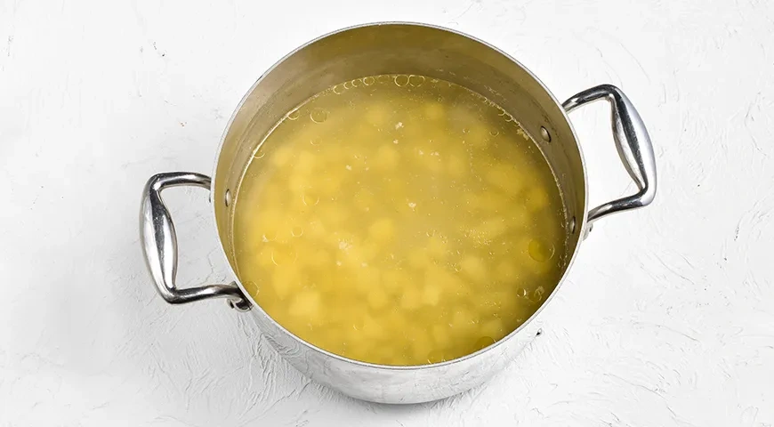 Куриный суп с овсяными хлопьями: шаг 3