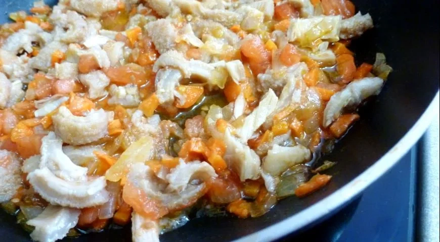 Лампредотто с зеленым сальса-верде или флорентийский бутерброд: шаг 3