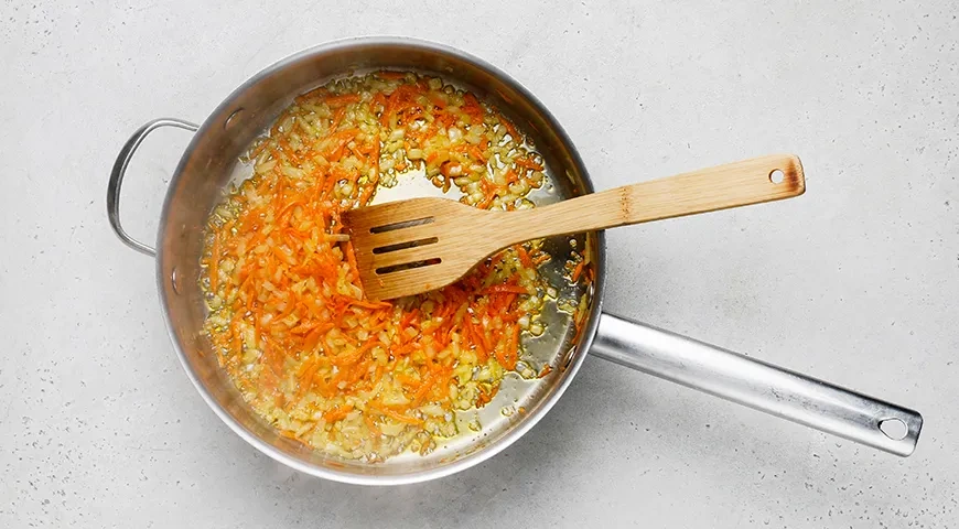 Макароны с курицей и овощами: шаг 3